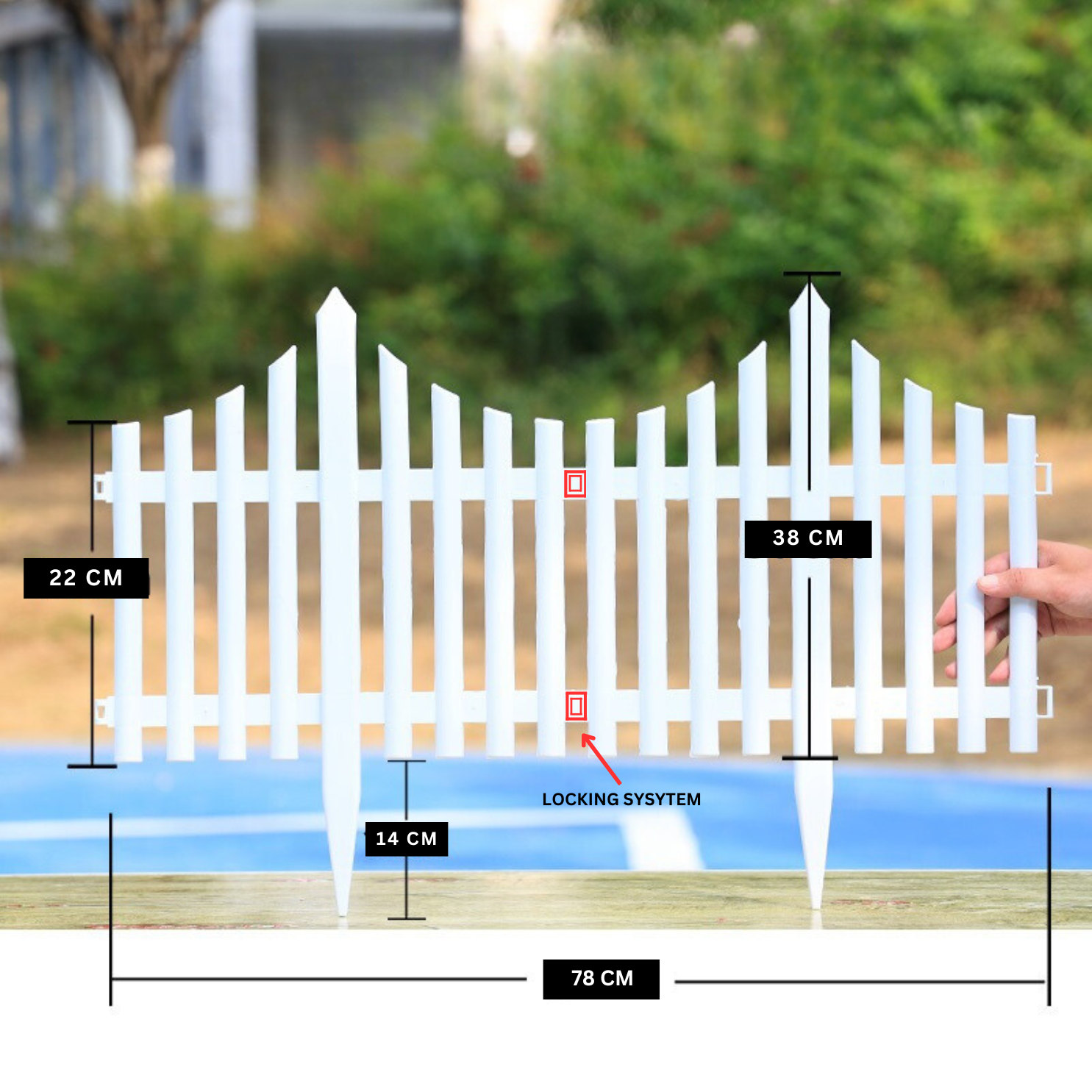 Decorative Outdoor Garden Fence