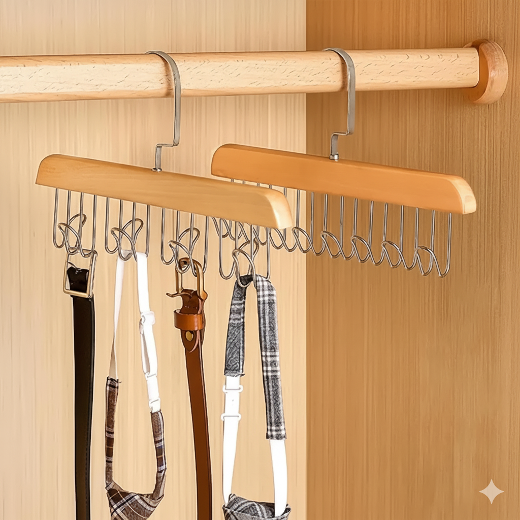 HangerHive™ Multi-Hook Closet Organizer (Pack of 8)