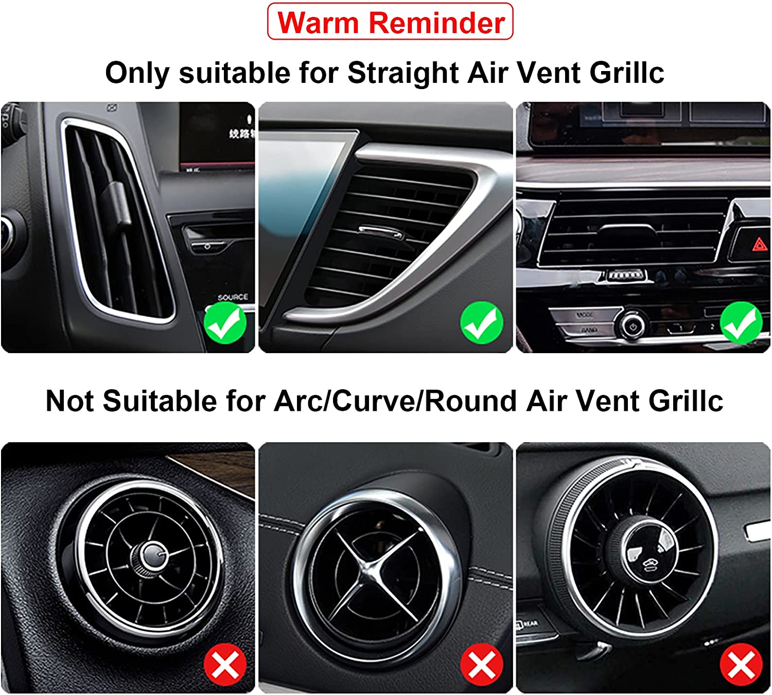 Universal Car Air Conditioner Strips