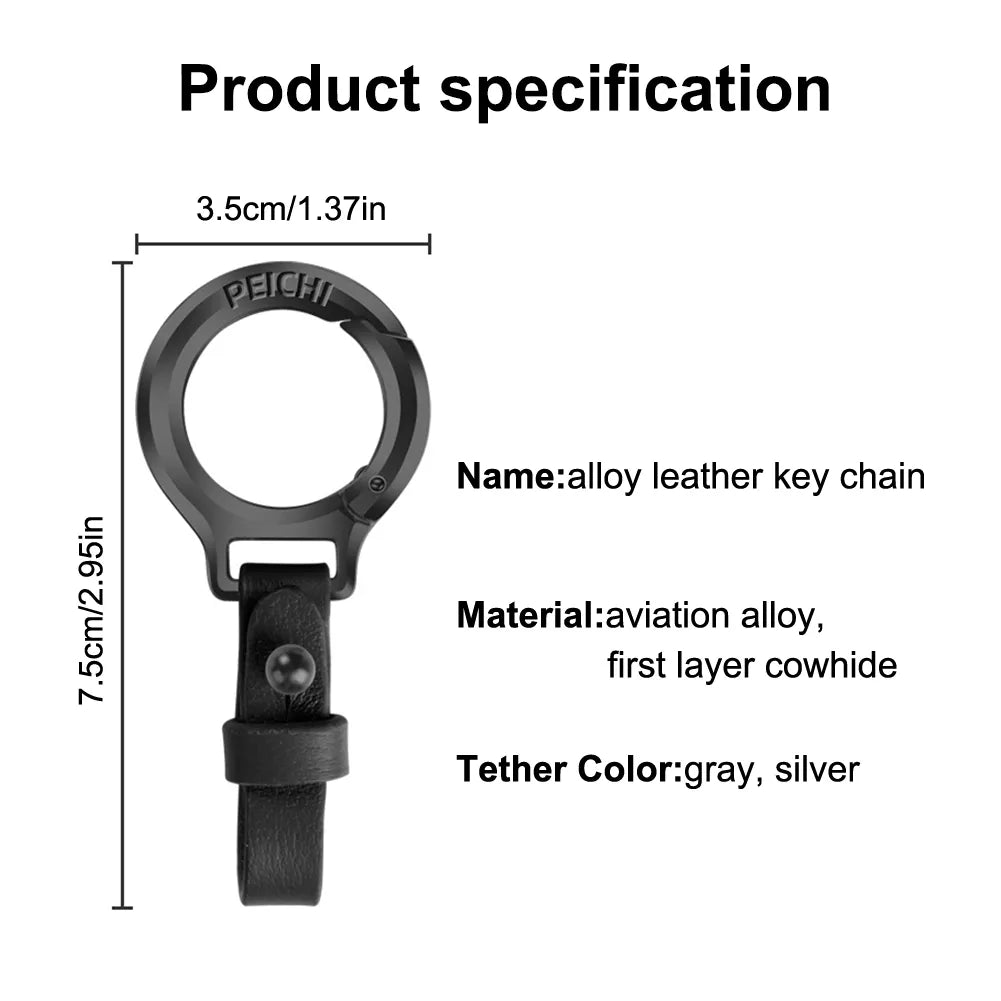 Press Buckle Car Keychain