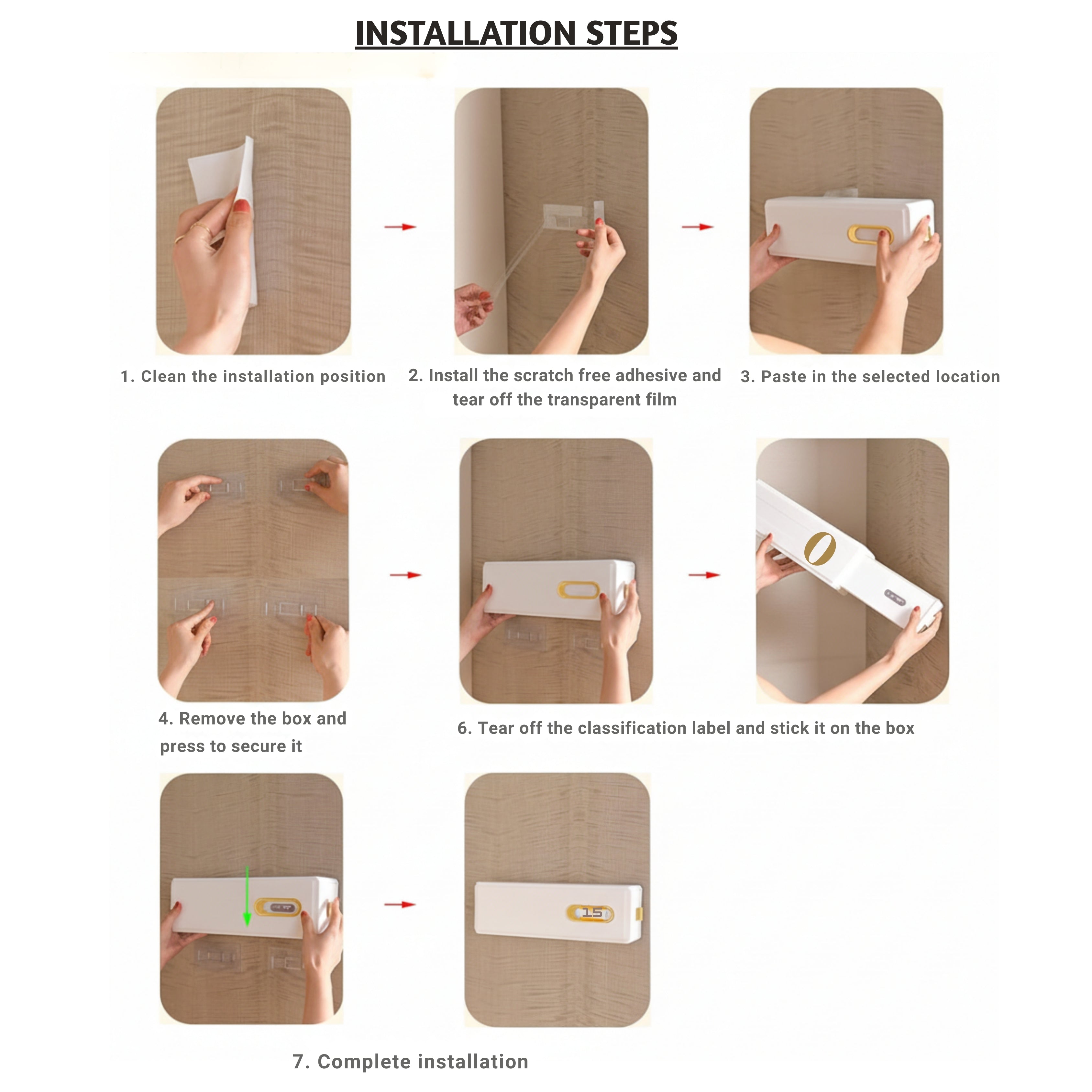 Invisible 6-cell Organizer (Pack of 3)