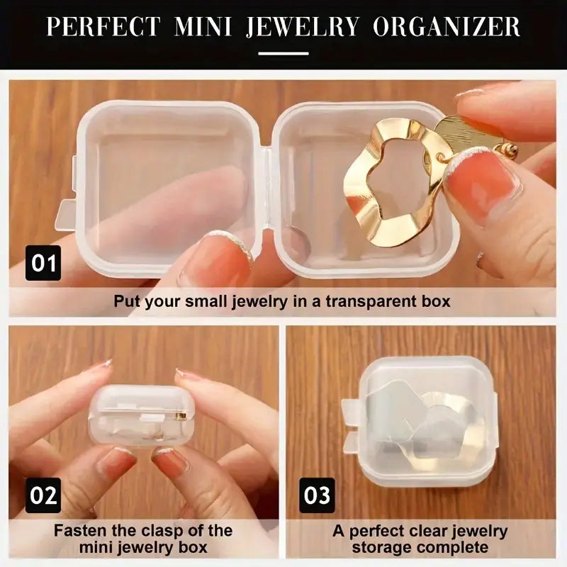 Transparent Mini Jewellery Storage Box