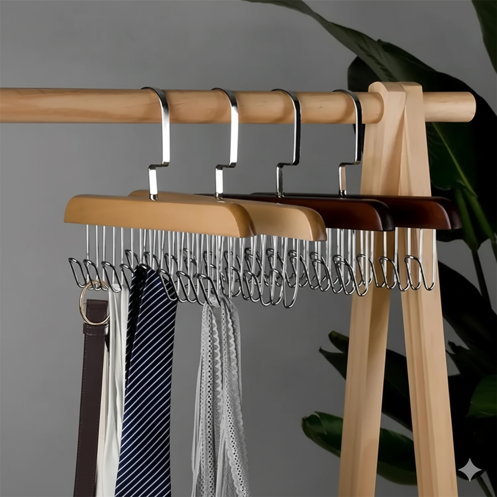 HangerHive™ Multi-Hook Closet Organizer (Pack of 8)