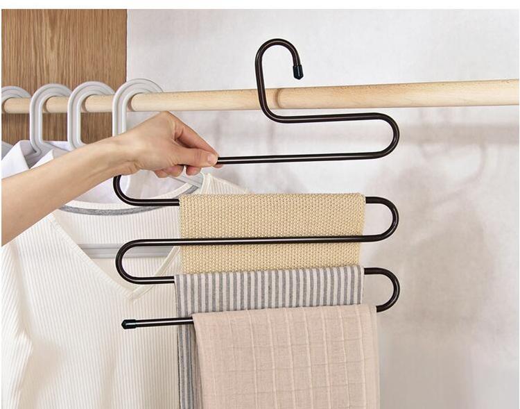 5 Layer Multi functional  Pants Hanger (PACK OF 2)