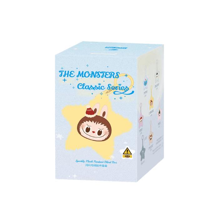 Pop Mart Labubu The Monsters Classic Series Sparkly Plush Pendant Single Blind Box