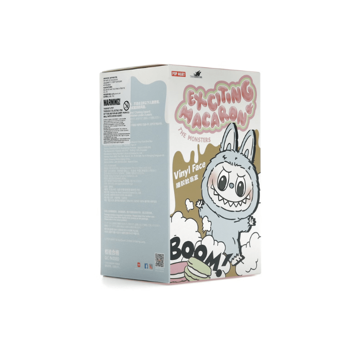 Pop Mart Labubu The Monsters Exciting Macarons Vinyl Plush Pendant Single Blind Box