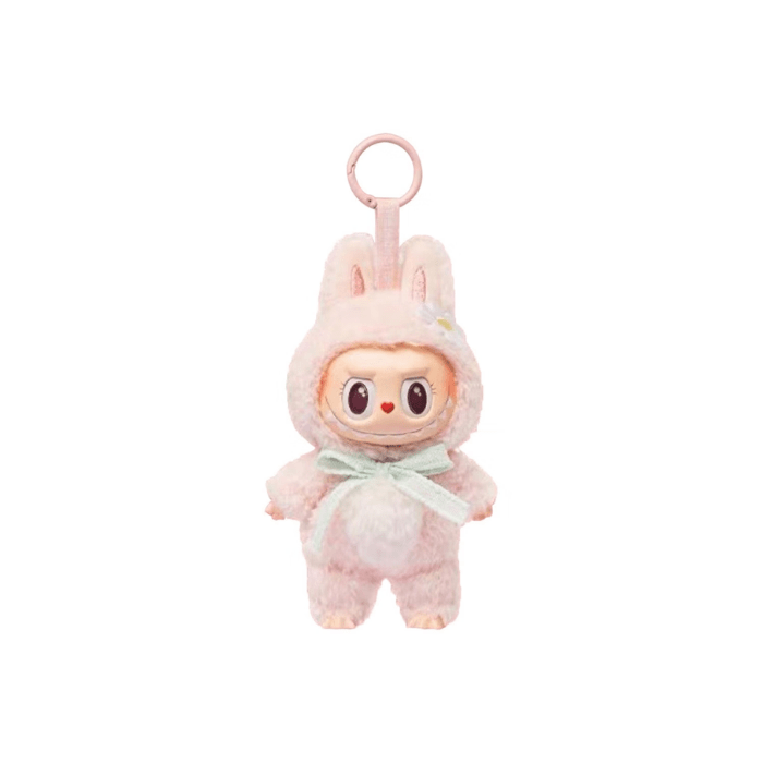 Pop Mart Labubu Mokoko Close to Sweet Vinyl Plush Doll Pendant Keychain